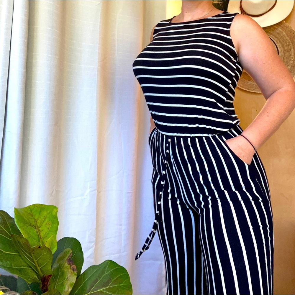 Zenana Striped Romper